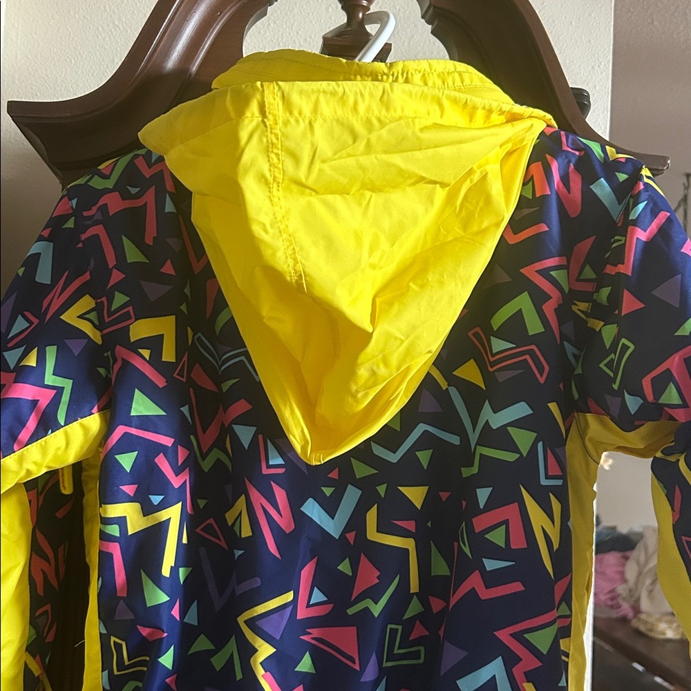 Tipsy elves snowsuit ski snowboard 80s pattern purple yellow - Picture 7 of 8